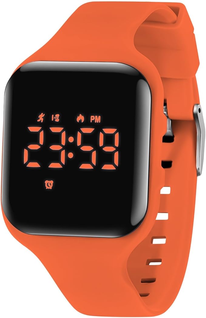 Kids Watches for Girls Boys Digital Sport Watch with Step Counter Pedometer Vibration Alarm Clock, No App Waterproof Fitness Tracker Kids Watch Boys Girls Teens Students Ages 5-16