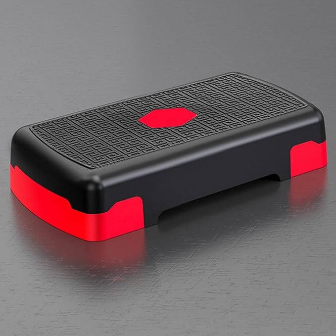 Aerobic Stepper Exercise Step Adjustable 200kg Load Bearing Multifunctional, Core Cardio Strength Stability Stable