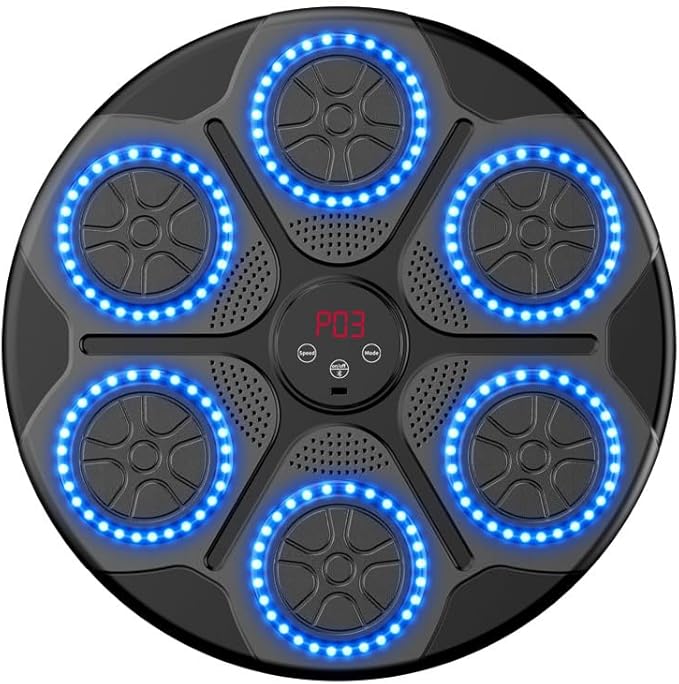 Music Boxing Machine, Smart Boxing Wall Mount Machine with Gloves, 9 Modes and 9 Speeds, Boxing Workout Equipment Target for Home, Office, Gym (Upgrade)
