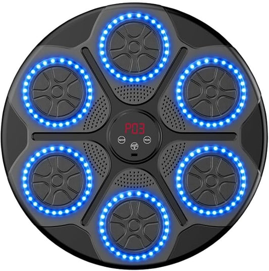 Music Boxing Machine, Smart Boxing Wall Mount Machine with Gloves, 9 Modes and 9 Speeds, Boxing Workout Equipment Target for Home, Office, Gym (Upgrade)