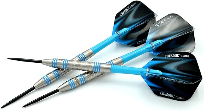 CUESOUL Professional Tungsten Steel Tip Dart Set 85% Tungsten 22g/24g/26g-Glory Series