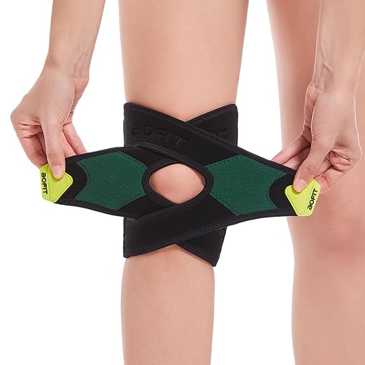 Knee Brace for Men Women Knee Pain Meniscus Tear Arthritis Patella Dislocation Best Osteoarthritis Adjustable Compression with Memory Stabilizers for ACL MCL Breathable for Injury Recovery 4XL