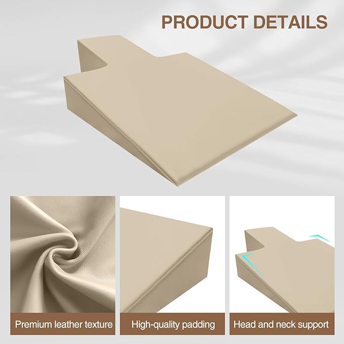 Large Upholstered Pilates Wedge for Pilates Reformer, Exercise Equipment for Pilates Reformer Machine, Workout Pad for Floor Exercises, Ideal for Home Pilates and Studio Use