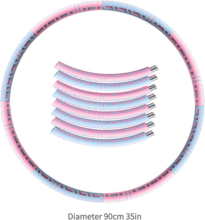 Yoga Set 4 in 1 Yoga Equipment Set. Anti-Burst and Slip Resistant Yoga Ball. Leg Stretcher Strap for Pilates. Free Weight Hula Hoop for Workout. Figure 8 Fitness Resistance Band