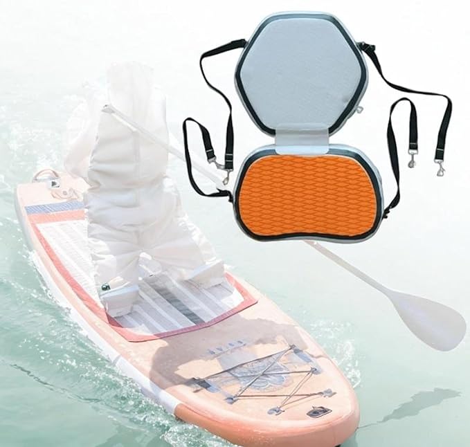 Inflatable Kayak Seat, Paddle Board Seat, Boat Seat, Canoe Backrest Seat for Kayak Surfboard