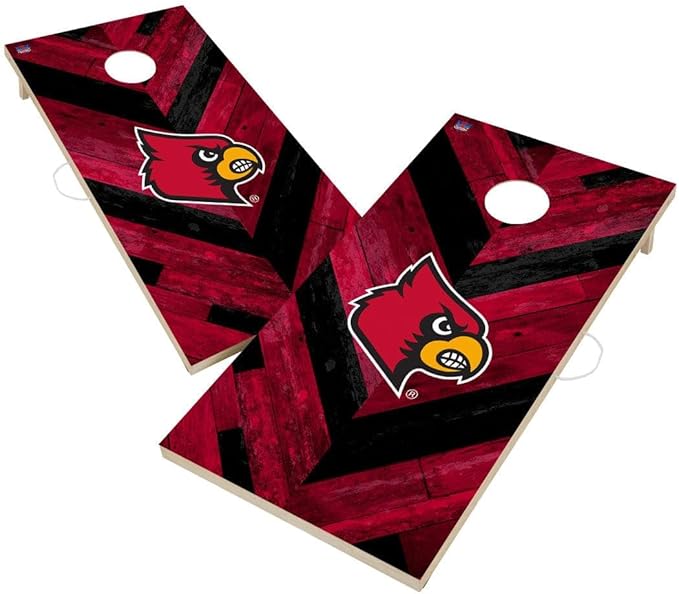 College Team Cornhole Boards, 2x4 Regulation Corn Hole Game Set, Officially Licensed Cornhole Game, Perfect for Tailgates