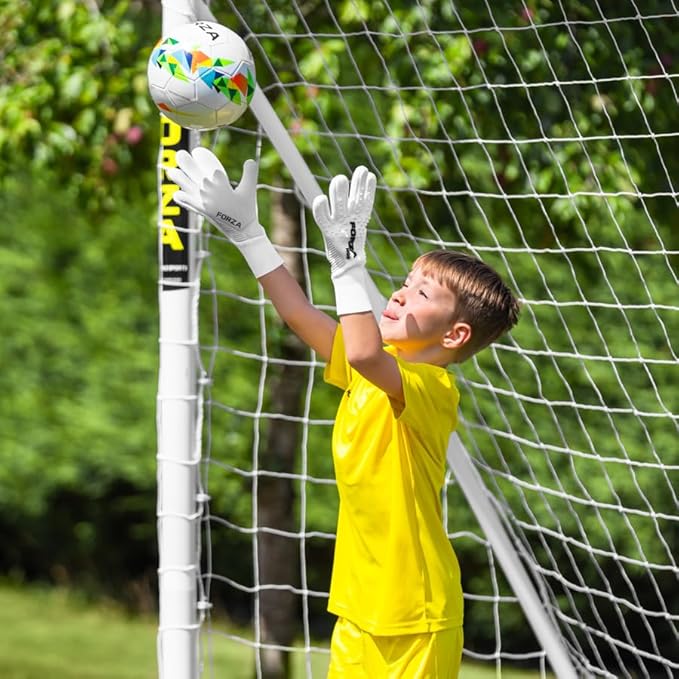 Forza Backyard Soccer Goals [9 Sizes] | Ultra-Durable uPVC Weatherproof Kids Soccer Goals | Quick Assembly – Every Goal Counts!