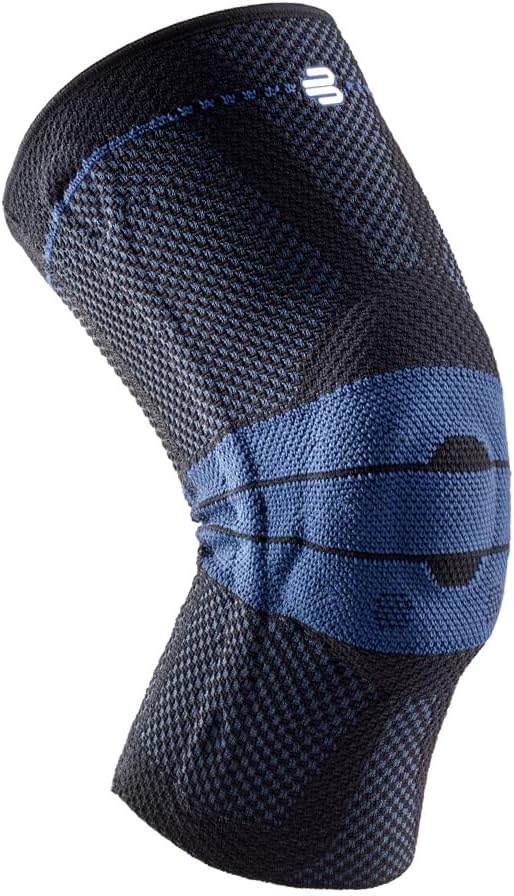 Bauerfeind - GenuTrain - Knee Brace - Targeted Support for Pain Relief and Stabilization of The Knee, Provides Relief of Weak, Swollen, and Injured Knees- Size 5 - Color Black