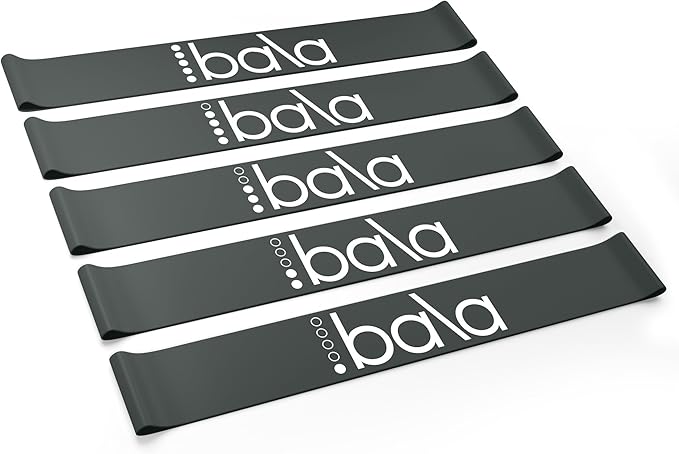 Bala Booty Bands Resistance Bands for Women & Men - Elastic Exercise Bands for Working Out - Wrist, Ankle, Legs & Booty Bands - Workout Resistance Bands for Yoga, Pilates, Strength Training