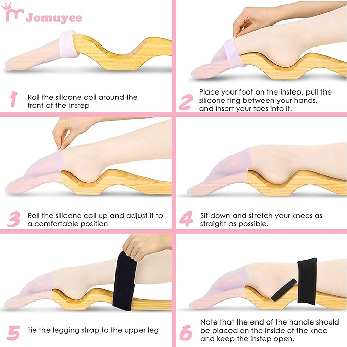 Ballet Foot Stretcher Set Original Pine Dance Foot Arch Enhancer for Dancer, Gymnastics, Yoga People, Gift Idea