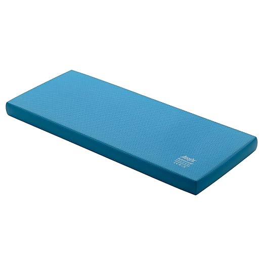 Airex Balance Pad Foam Board Stability Cushion Exercise Trainer for Balance, Stretching, Physical Therapy, Mobility, Rehabilitation and Core Strength Training 16 x 40 x 2.5, Blue