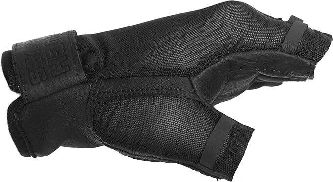 Superset Leather Workout Gloves for Weight-Lifting (Padded) Perfect for Gym Training (Breathable) Black /Size : 11 Mens XL