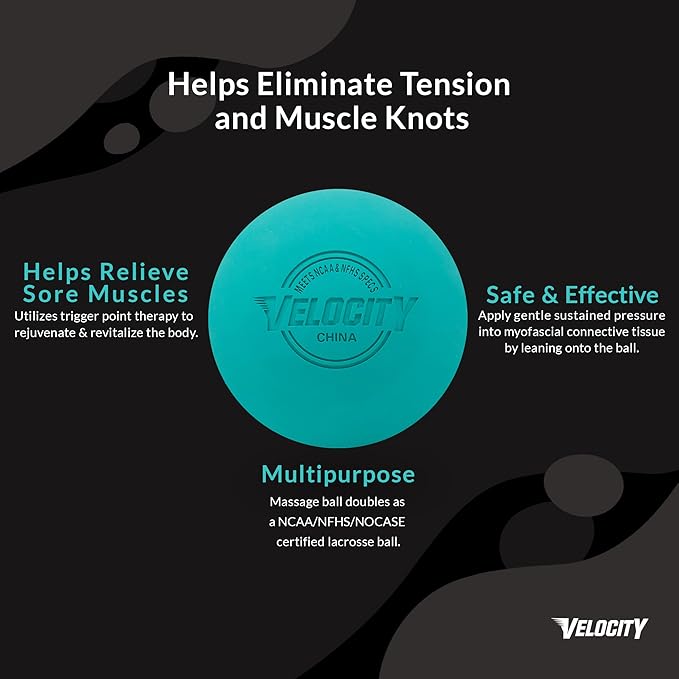 Velocity Lacrosse Balls - 1, 2, 3, 6, 12, 18, 24, 36, 60 and 120 Packs - for Practice, Official NFHS and College Approved Size