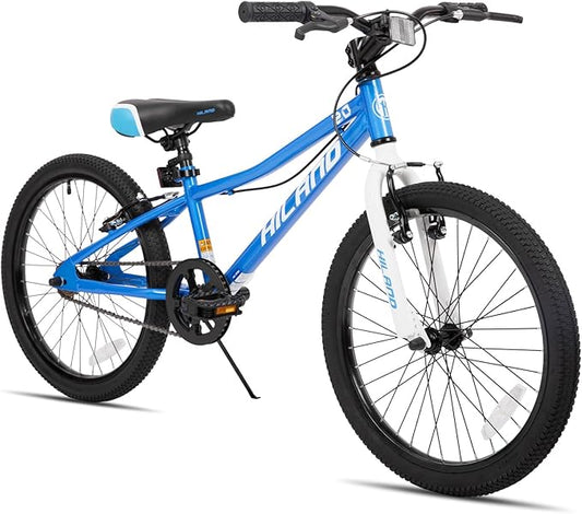 HILAND 20 Inch Kids' Bicycles Mountain Bike for Boys, Girls 5+ Years Old, Single Speed Kids Bicycles with Dual Handbrakes, Child Bike