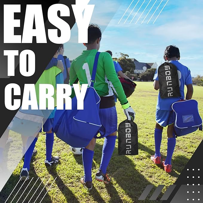 RUNBOW 5x3 ft Portable Kids Soccer Goal for Backyard Practice Soccer Net with Carry Bag