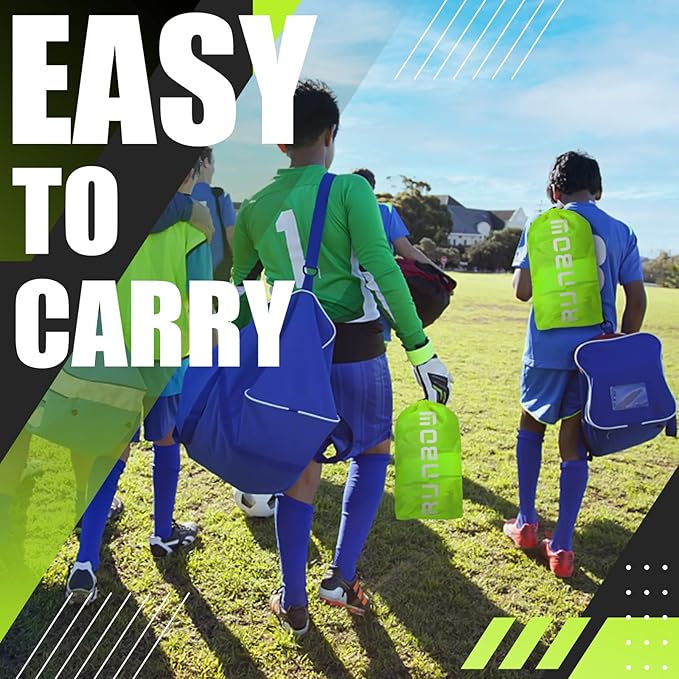 RUNBOW 5x3 ft Portable Kids Soccer Goal for Backyard Practice Soccer Net with Carry Bag
