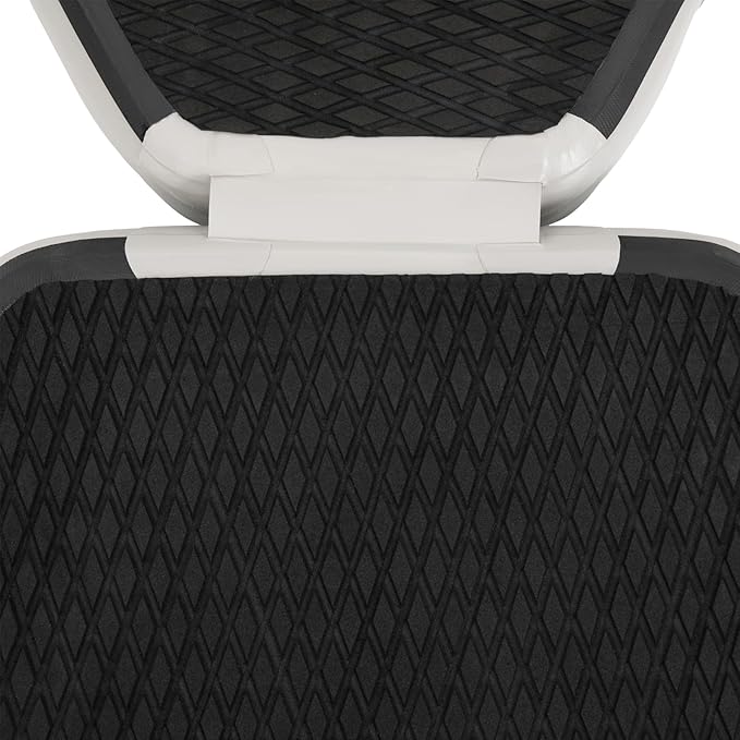 Universal Kayak Seat with Back Support - EVA Padded Thicken Seat Cushion for Kayaking, Canoeing, Rafting, Fishing & Paddle Boards - Adjustable Straps for Comfort and Durability (Black)