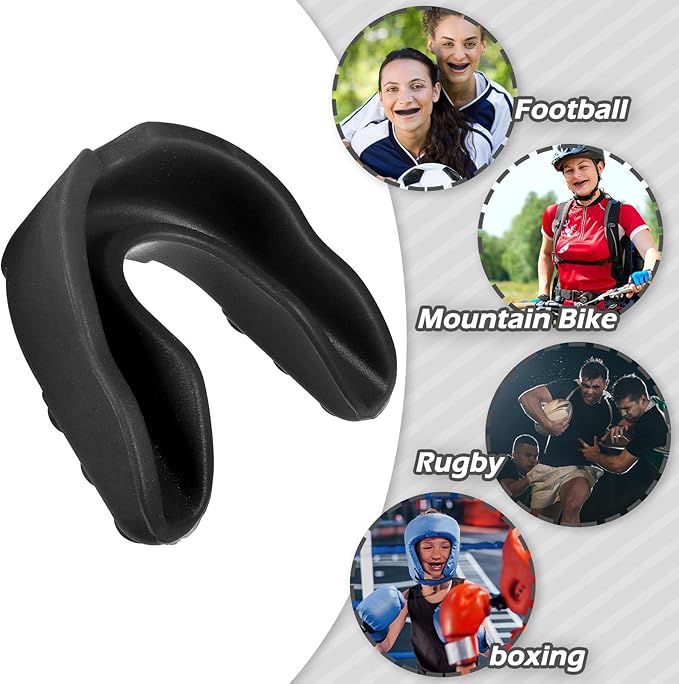 Kathfly 100 Pcs Youth Mouth Guard for Sports Mouthguard Athletic Football Mouth Guard Football Mouthpiece Gum Protection for Boxing Basketball Hockey Karate(Assorted Colors)