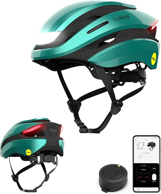 Lumos Ultra Smart Bike Helmet | Customizable Front and Back LED Lights with Turn Signals | Road Bicycle Helmets for Adults: Men, Women