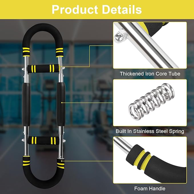 2025 Pro Twister Arm Trainer Adjustable Chest Workout Equipment Arm Trainer for Men and Women Shaker Twister Arm Trainer Chest Clip Muscle Arm Workout at Home Equipment