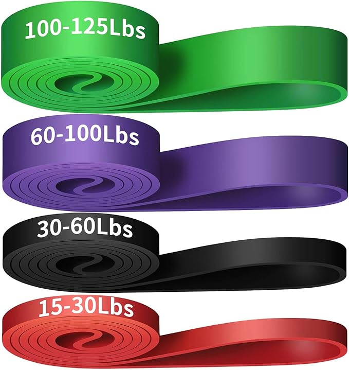 Alllvocles Resistance Band, Pull Up Bands, Pull Up Assistance Bands, Workout Bands, Exercise Bands, Resistance Bands Set for Legs, Working Out, Muscle Training, Physical Therapy, Shape Body, Men Women