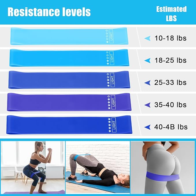 10 Pcs Pilates Ring Set for Women Home Yoga Equipment Accessories Pilates Ring Circle and Ball Workouts Gift Include Ball Yoga Circle Resistance Bands Block Straps Gym Bag