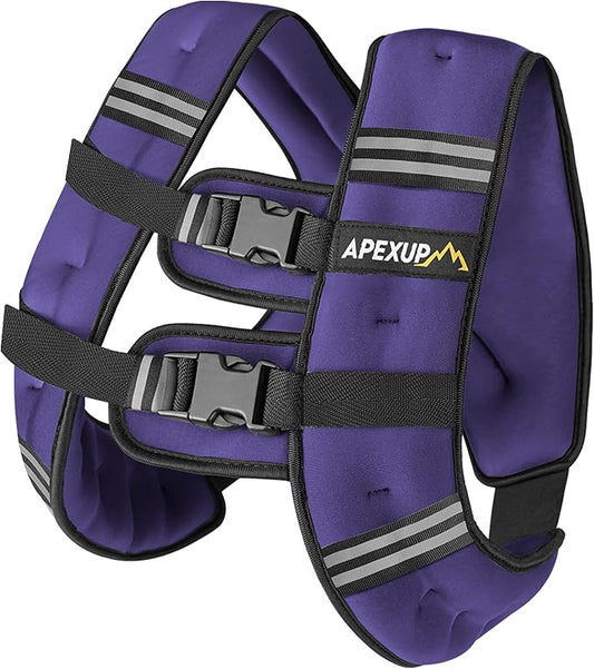 APEXUP Weighted Vest Men Women, Weight Vest for Women Workout Equipment for Strength Training Running