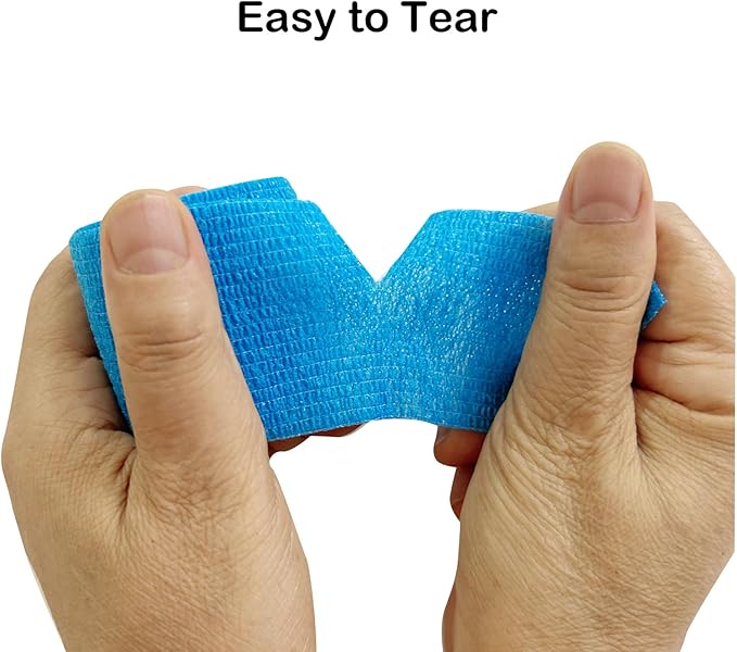 36 PCS Self Adhesive Bandage Wrap 2" X 5 Yards Elastic Cohesive Bandage Wrap Bandage Wrap Rolls Elastic Self-Adherent Tape for Stretch Athletic, Sports, Wrist, Ankle