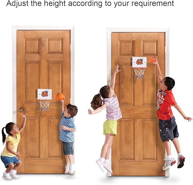 Congerate Slam Dunk Bedroom Bathroom Toilet Office Desktop Mini Basketball Decompress Game Gadget Toy Home Decor for Kid Education Pet Play and Basketball Lovers CPC Certificate