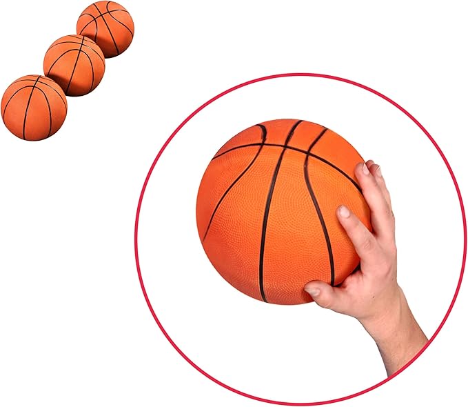 Barrington Urban Arcade Basketball Game Indoor Dual Shot, 6 Balls Included, Pop Off with The Perfect Indoor Electronic Basketball Game