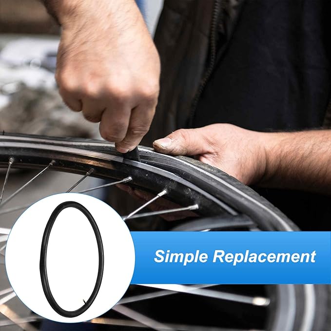 HARFINGTON Inner Tubes Width Rubber Bicycle Tubes with Standard Valve for MTB Mountain Dirt Bike