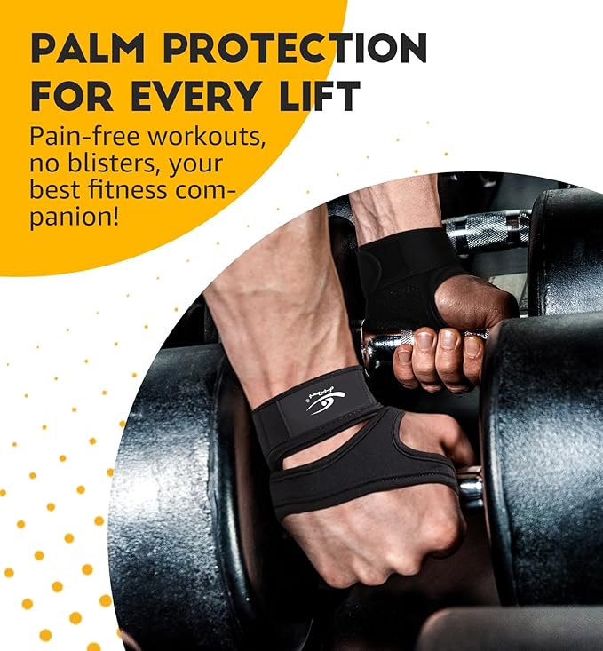HiRui Ventilated Workout Gloves for Men Women, Built-in Wrist Wraps and Non-Slip Palm Silicone to Avoid Calluses, Exercise Gym Gloves for Training Powerlifting Weightlifting, Size : Small