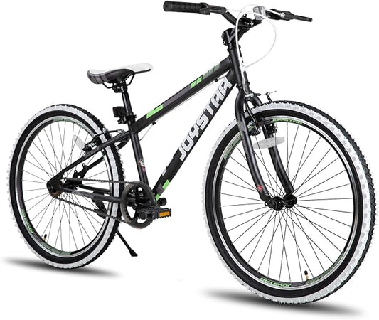 JOYSTAR Lubbock 20 24 Inch Kids Bike for Boys & Girls Ages 7-12 Years Hardtail Mountain Bike for Kids with 1-Speed/7-Speed Drivetrain, White Wall Knobby Tires, Kids' Bicycle