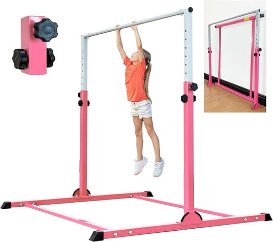 MARFULA Gymnastic Bar for Kids Gymnastic Kip Bar Horizontal Bar Gymnastic Training Equipment for Kids 3-15 Years Home and Club Use