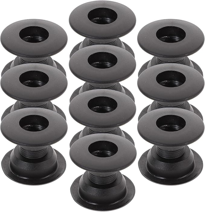 Table Foosball Bushings,10Pairs Table Football Board Bearings, Football Bearing Rods Foosball Table Machine Accessories, Foosball Table Shafts Covers Parts (Hole Diameter 16mm)