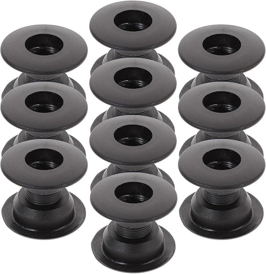 Table Foosball Bushings,10Pairs Table Football Board Bearings, Football Bearing Rods Foosball Table Machine Accessories, Foosball Table Shafts Covers Parts (Hole Diameter 16mm)