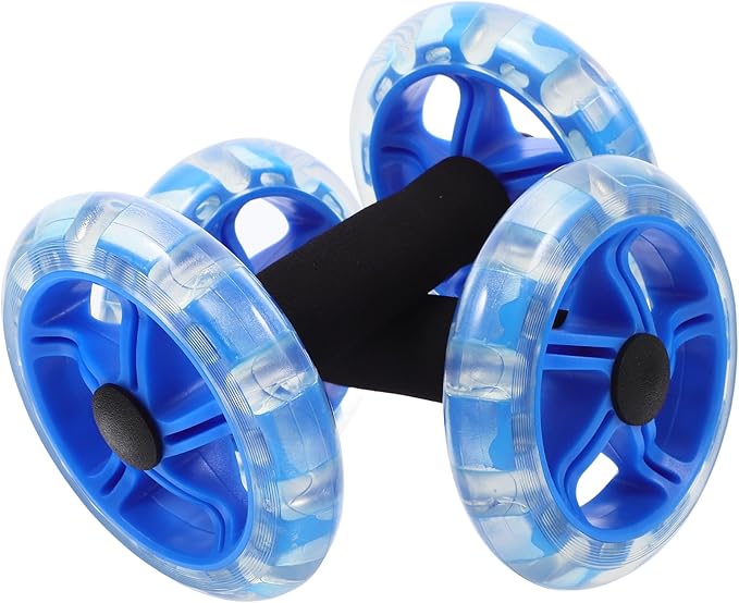 Kisangel Exercise Roller Weight Loss Equipment Exercise Abdominal Roller Ab Exercise Roller Hand Weights Dumbbell Yellow Fitness Exercise Device Fitness Wheel Wire Wheel