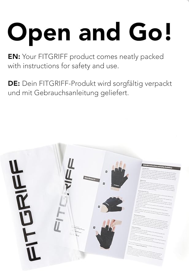 Fitgriff® Workout Gloves (Padded) for Men & Women - Fingerless Gym Gloves for Weight Lifting, Training - Full Palm Protection, Size : 9