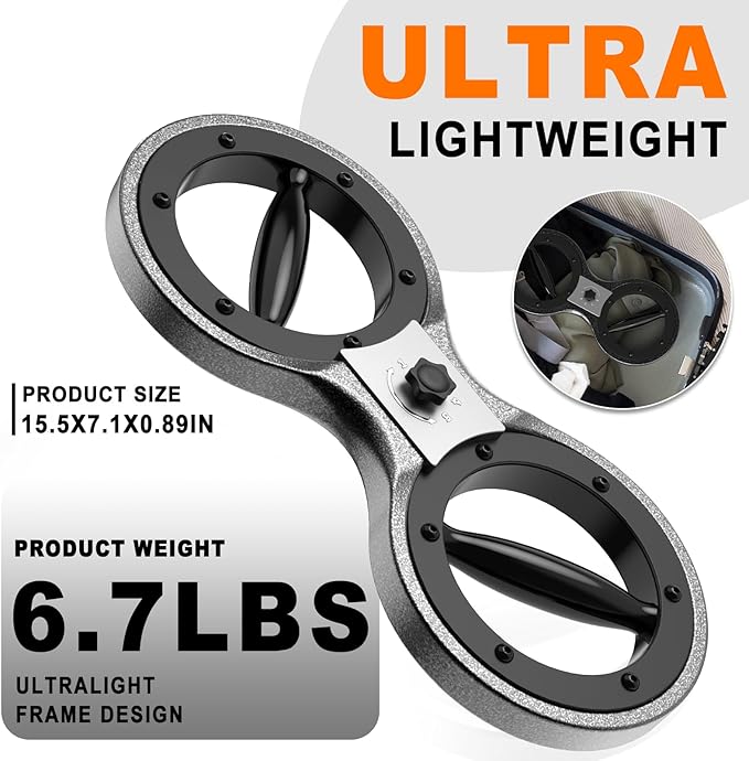 Pro-Grade Rotator Machine - Adjustable Arm Trainer for Men & Women, 12lbs Silent Forearm Strengthener with Adjustable Resistance Resistance, Home/Gym Arm Workout Equipment for Boxing & Rehabilitation