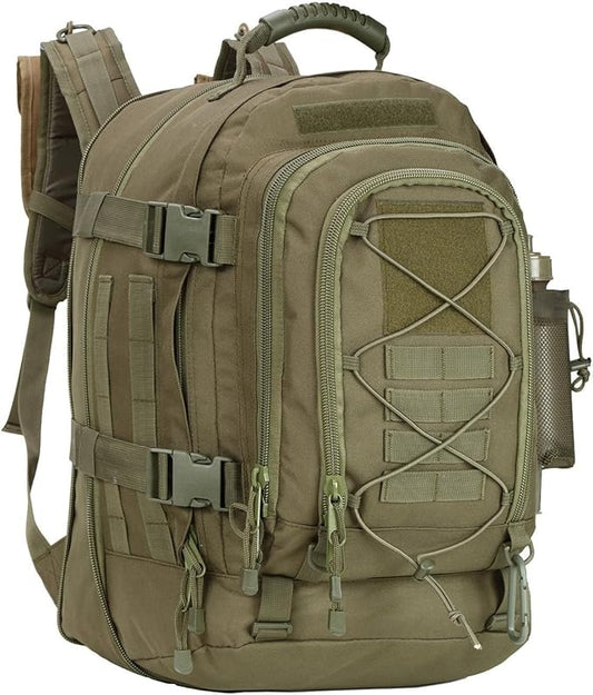 Expandable 40-64L Military Tactical Backpack 3 Day Bag Hiking Gym Sport Camping