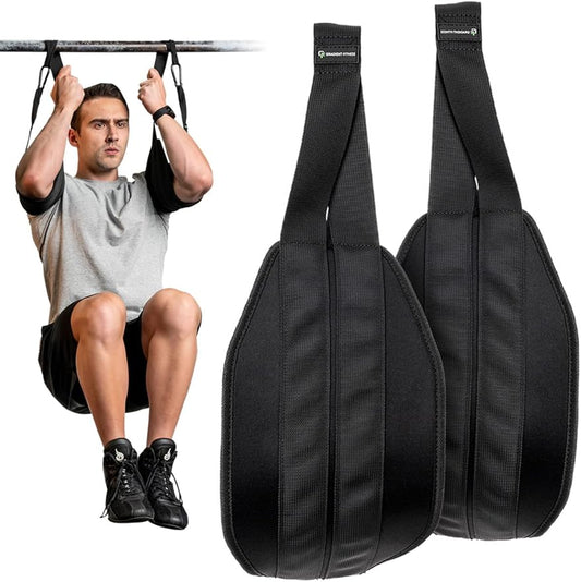 Gradient Fitness Hanging Ab Straps (2 pack), Pull Up Straps, Ab Destroyer, Ab Straps for Pull Up Bar, Ab Sling Straps, Workout Straps…