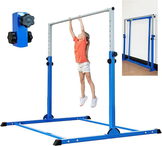 MARFULA Gymnastic Bar for Kids Gymnastic Kip Bar Horizontal Bar Gymnastic Training Equipment for Kids 3-15 Years Home and Club Use