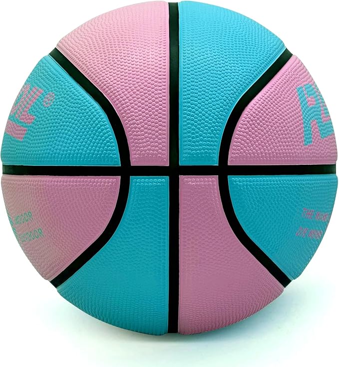 Premium Rubber/Leather Basketball - Kids & Youth, Size 3/4/5/6/7
