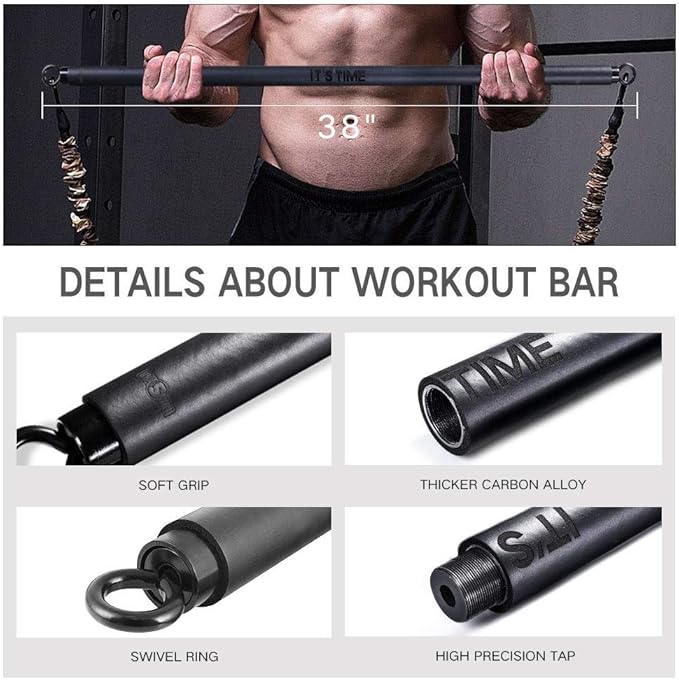 INNSTAR Cable Handles Gym Equipment, Resistance Band Handles with Solid ABS Core Grips, D Handle Cable Attachment, Heavy Duty Exercise Handles, Cable Machine Handles