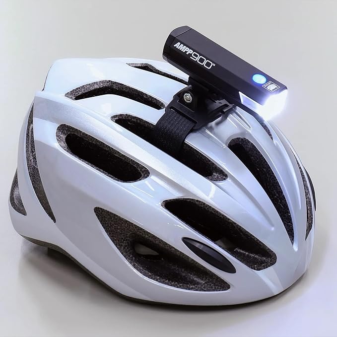 CATEYE AMPP USB Rechargeable Bike Light – High Visibility Super Bright OptiCube™ Headlight for Commuters, Road Cyclists & Mountain Bikers, Day & Night Riding Modes, IPX4 Waterproof, Tough & Durable
