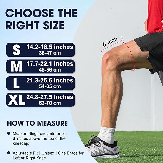 NEENCA ELITE Knee Brace for Men & Women - Open-Back Knee Support with Side Stabilizers & Patella Support for Meniscus Tear, Arthritis Pain, Injury Recovery, Running, Sports (Black, Small)