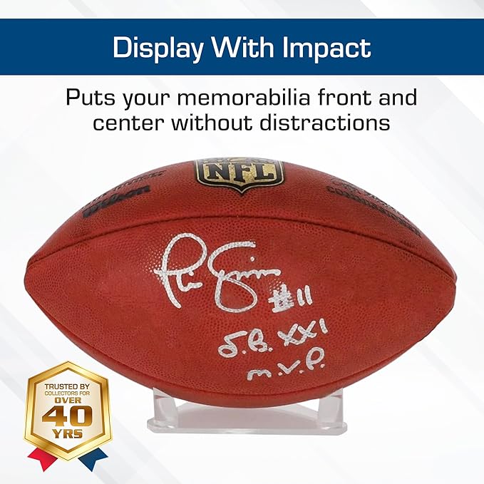 BCW Acrylic Ball Stand, 2 Pack | Anti-Slip Design for Basketball, Football, and Soccer Ball Display