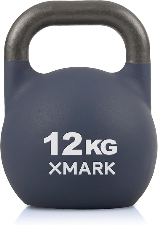 XMARK Kettlebells, Competition Kettle Bells for Strength Training, Squats, Deadlifts,Kettle Bell Swings, Exercise Equipment for Home and Gym - Available in Sizes From 8kg to 32kg