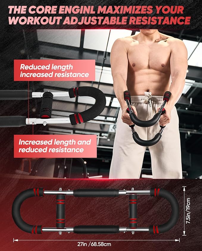 Twister Arm Trainer,PowerTwist Arm Trainer,Home Workout Equipment,Upper Body Strength Training Machine,Detachable Design,Fitness Anywhere