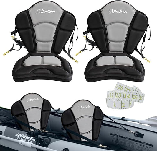 Thickened Kayak Seat,kayak seats with back support– Cushioned Canoe Backrest with Sit-On-Top Design, Padded Back Support for SUP Paddle Boards, Rafting, Fishing